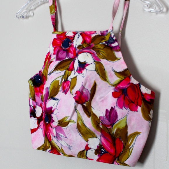 Flower Crop Top - Picture 1 of 3